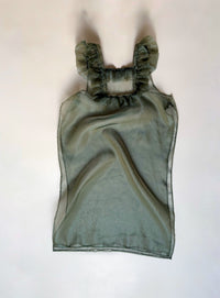 Doris Ruffled Organza Top